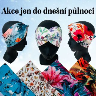 Jen do dnešního dne můžete využít zaváděcí akci na všechny čelenky. Přidali jsme nové VZORY. Vyberte si tu svou zde:...