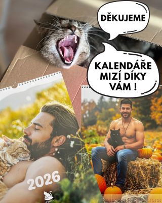 Ale stále jich máme dost. Objednávejte zde: https://www.felitidarky.cz/kalendar-2026/